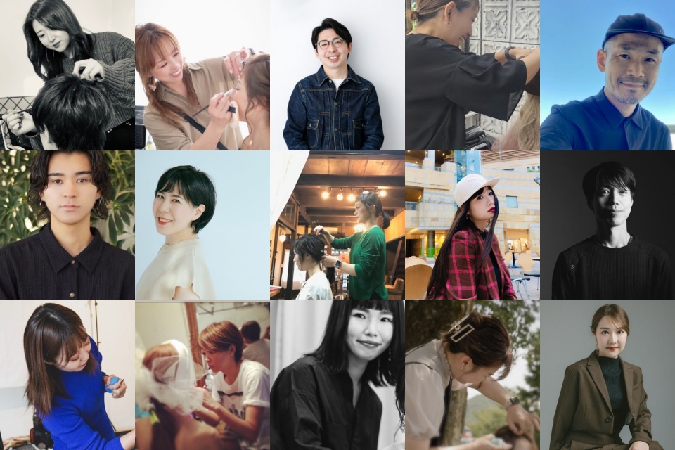 広告の撮影現場経験が豊富なヘアメイクが40名以上在籍