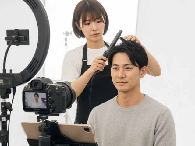 SNS向けライブ配信・ショート動画の撮影