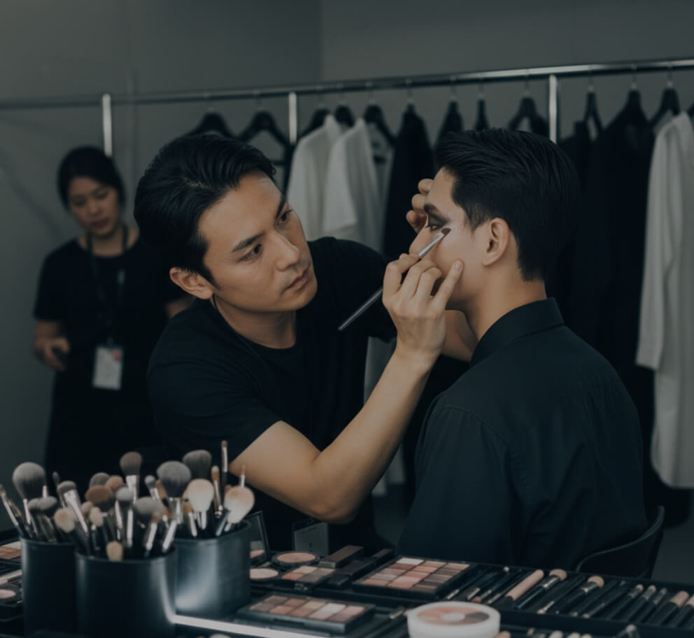 ファッションショー・イベントの出張ヘアメイク